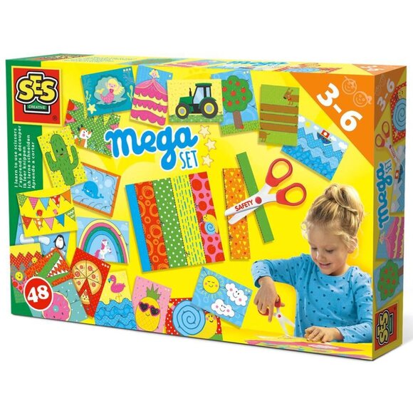 New in Box SES CreativeI learn to use scissors – Mega set Age 3-6 - Picture 1 of 16